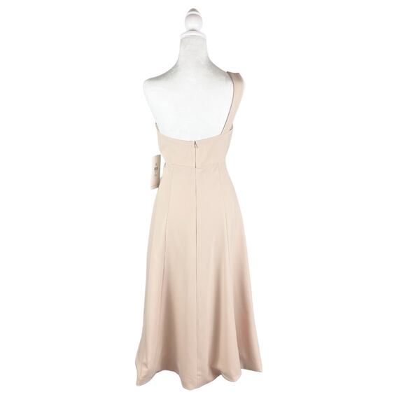 THEIA Ariana Midi Dress 6 Pink NWT - Picture 6 of 11